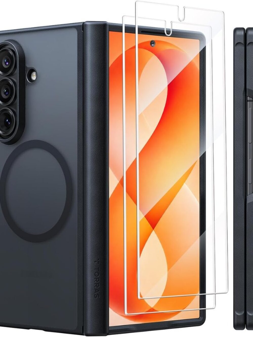 TORRAS Magnetic Slim Case, Screen Protectors for Samsung Galaxy Z Fold 8 Ultra